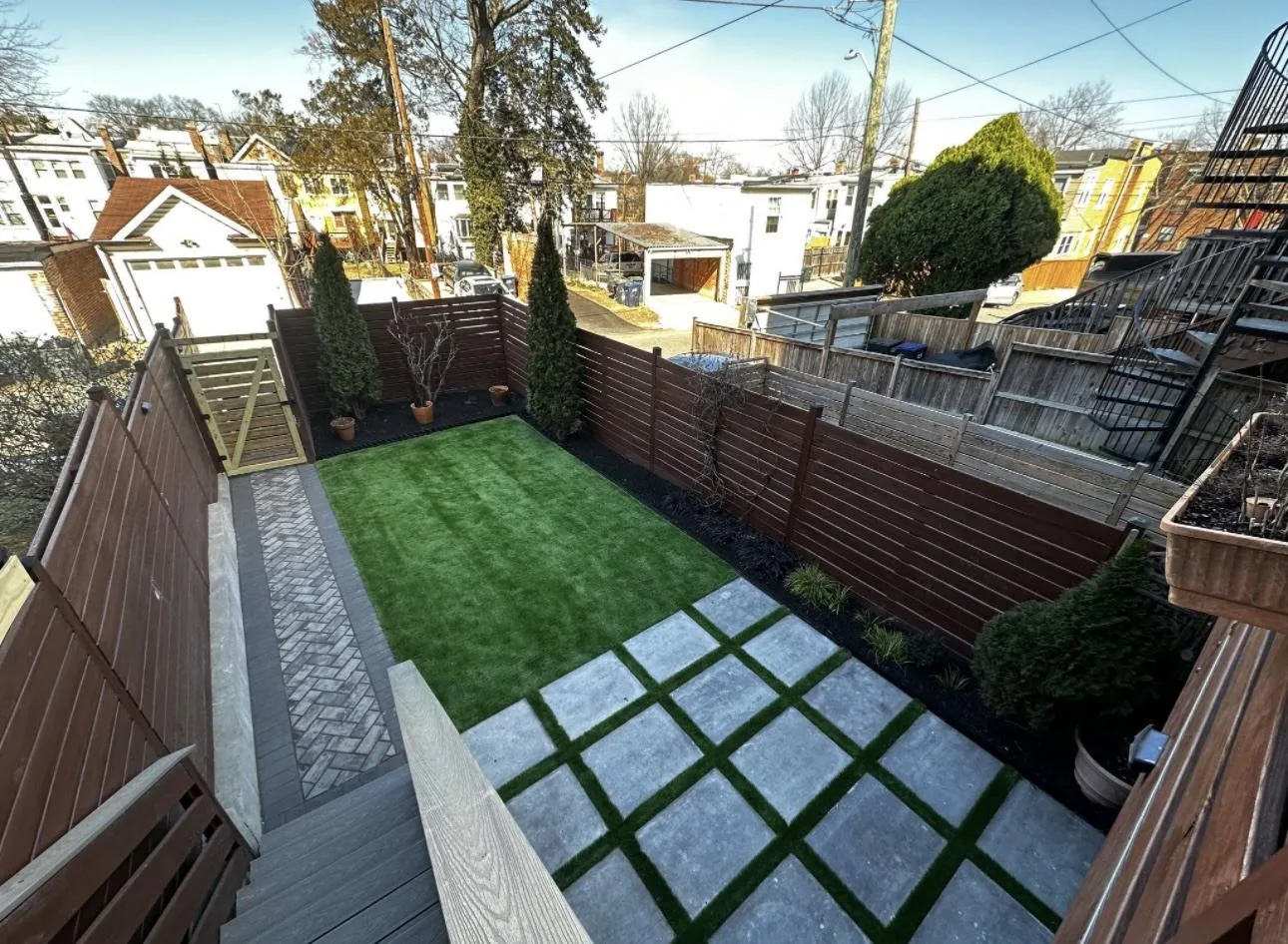 Artificial turf installation by Actaeon crew